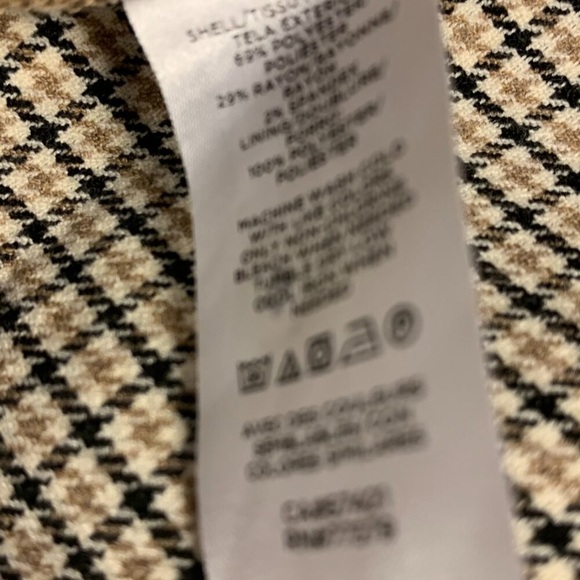 Ann Taylor dress SZ 6P fit & flare plaid Clueless vibe preppy office career - Picture 8 of 11